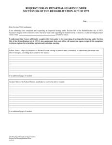 504 Procedures, Hearing Request Form (H141522).DOC