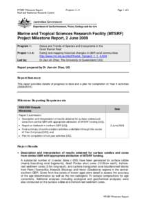 Microsoft Word[removed]UQ Zhao J _2009_ June Milestone Report.doc