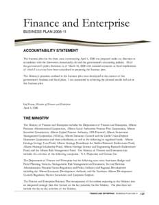 Financial services / Economy of Norway / Alberta Investment Management / Public finance / ATB Financial / Ministry of Finance / Investment management / Collective investment scheme / Alberta / Financial economics / Investment / Finance