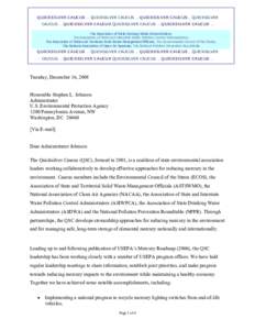 Microsoft Word - QSC Letter to US EPA on Dental Amalgam[removed]doc