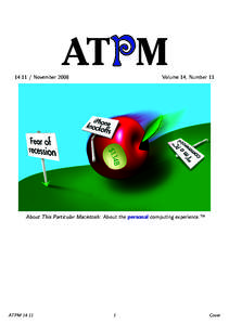 ATPM[removed]November 2008 Volume 14, Number 11