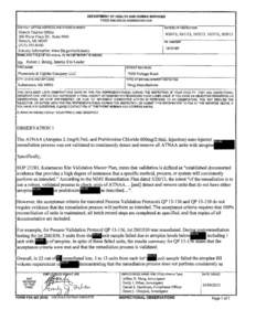 Pharmacia and Upjohn Company, LLC, Kalamazoo, MI, 483 Issued[removed]