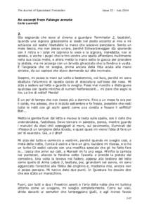 The Journal of Specialised Translation  Issue 22 – July 2014 An excerpt from Falange armata Carlo Lucarelli