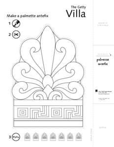 The Getty  Make a palmette antefix Villa