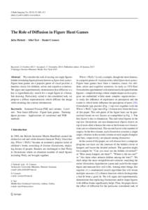 J Math Imaging Vis:108–123 DOIs10851The Role of Diffusion in Figure Hunt Games Julia Diebold · Sibel Tari · Daniel Cremers