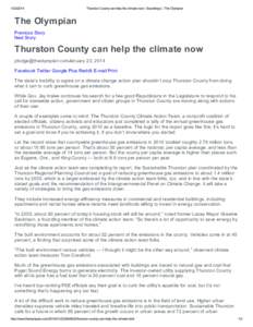 [removed]Thurston County can help the climate now | Soundings | The Olympian The Olympian Previous Story