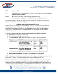 Microsoft Word - USAH-HC Rules Agreement _8-1-2011_.doc