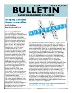 FASBU BULLETIN JUNE