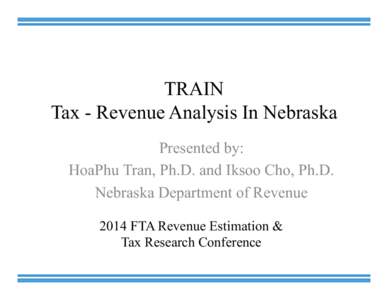 Tran Cho: TRAIN - Tax Revenue Analysis in Nebraska