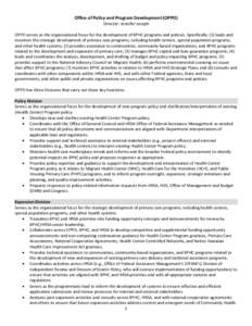 Healthcare in the United States / Year of birth missing / Office of Rural Health Policy / Health Resources and Services Administration / Health education / Bureau of Primary Health Care