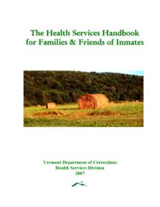 Vermont Department of Corrections Health Services Division 2007 CONTENTS