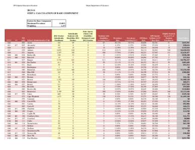 EPS Special Education Allocation  Maine Department of Education[removed]STEP 1: CALCULATION OF BASE COMPONENT