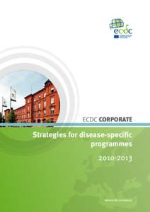 ECDC CORPORATE  Strategies for disease-specific programmes[removed]