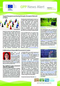 GPP News Alert  Issue no. 67 DecemberSupporting green purchasing through a European Network