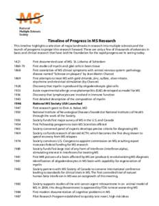 Medicine / Glatiramer acetate / Chronic cerebrospinal venous insufficiency / Natalizumab / McDonald criteria / Experimental autoimmune encephalomyelitis / Interferon beta-1b / Myelin / Interferon beta-1a / Multiple sclerosis / Immunology / Immune system