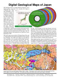 Geodata: Digital Geological Maps of Japan