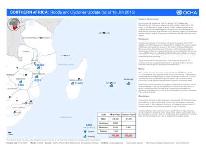 Member states of the African Union / Member states of the United Nations / Republics / Member states of the Commonwealth of Nations / Mozambique / Malawi / Madagascar / Southern Africa floods / Cyclone Funso / Africa / Political geography / Least developed countries