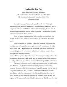 North Central Association of Colleges and Schools / Oak Ridge Associated Universities / Robert S. Kerr / Kiamichi Country / Agriculture / Oklahoma / Southern United States / Association of Public and Land-Grant Universities