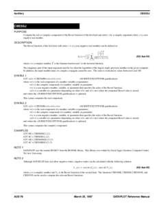 Fourier analysis / Kelvin functions / Function / Bessel / Factorial / Complex number / Bessel–Clifford function / Mathematical analysis / Mathematics / Bessel function