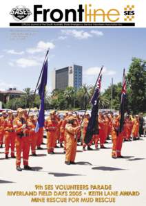 http://www.sasesva.org.au October/November 2005 PP[removed]ISSN[removed]9th SES VOLUNTEERS PARADE