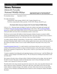 Microsoft Word - EBF debris announcement news release on letterhead.docx