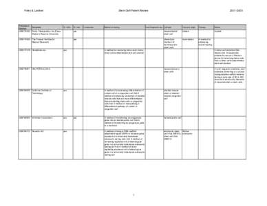 Foley & Lardner  Publication Assignee/ Number US6174333 Osiris Therapeutics, Inc.|Case