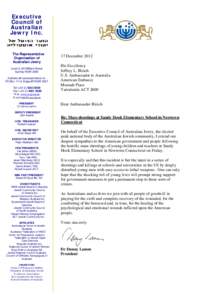 Microsoft Word - ECAJ - Letter to Ambassador Jeffrey Bleichdoc