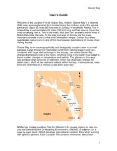 User's Guide for Glacier Bay Location File