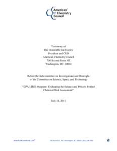 Dioxin Reassessment Report / United States Environmental Protection Agency / Iris / Panos G. Georgopoulos