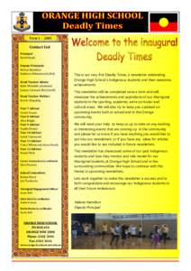 Orange High School / West Orange-Stark High School / Australian Aboriginal culture