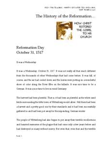 Microsoft Word - Lesson 01...Reformation Day.doc