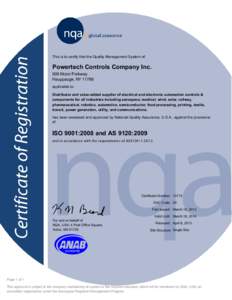 Quality management / Accreditation / NQA-1 / Quality assurance / ISO / Quality