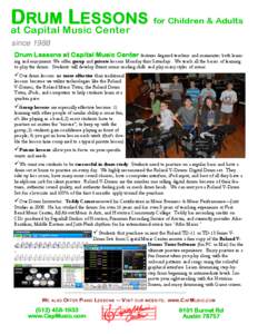 Roland Corporation / Music lesson / Roland V-Drums / Sound / Waves / Drums / Electronic musical instruments / Music