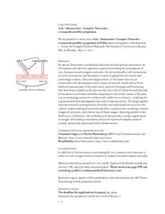 Knowledge / Structure / Human–computer interaction / Fernanda Viégas / Leonardo / Humanities / Complex network / Social network / Ekistics / Network theory / Science / Networks