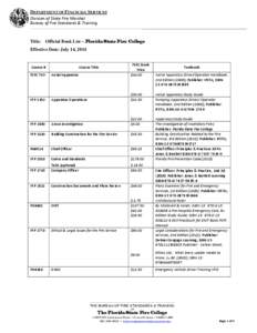 Essentials of Fire Fighting / International Fire Service Training Association / Fire investigation / Fire apparatus / Fire marshal / Firefighter / Cengage Learning / Firefighting / Firefighting in the United States / Public safety