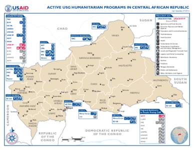 Subdivisions of the Central African Republic / Geography of Africa / Sub-prefectures of the Central African Republic / Haut-Mbomou / Mbomou / World Food Programme / Ouango / Bangoran / Prefectures of the Central African Republic / Geography of the Central African Republic / Bamingui