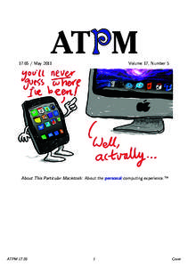 ATPM[removed]May 2011 Volume 17, Number 5