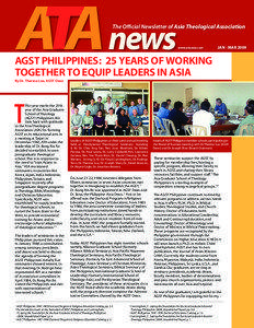 A A news  The Official Newsletter of Asia Theological Association