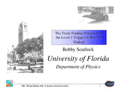 The Track-Finding Processor for the Level-1 Trigger of the CMS Endcap Bobby Scurlock