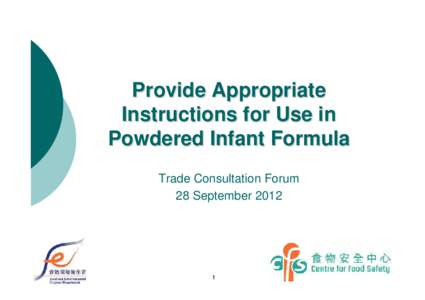 Microsoft PowerPoint - Provide Appropriate  Instructions for Use in Powdered Infant Formula_Eng.ppt