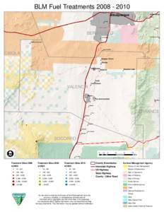 BLM Fuel Treatments 2008 – 2010