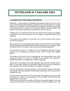 Prime Ministers of Thailand / Shin Corporation / Thaksin Shinawatra / Prommin Lertsuridej / Shinawatra / Trans Thailand–Malaysia Gas Pipeline / Thailand / Thai people / Asia