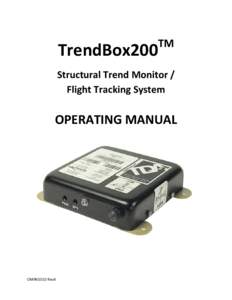    TM TrendBox200    Structural Trend Monitor / 