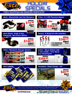 holiday specials Free shipping on orders over $100* Work - Sharp Knife and Tool Sharpener