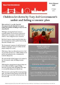 Peter Skinner MEP 15 June[removed]Children let down by Tory-led Government’s