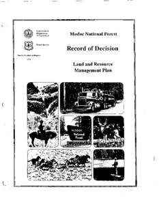 United States Department of Agriculture Modoc National Forest