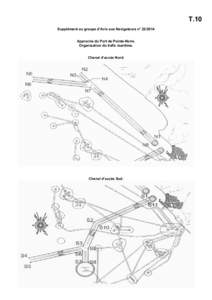 T.10 Supplément au groupe d’Avis aux Navigateurs n° Approche du Port de Pointe-Noire. Organisation du trafic maritime. Chenal d’accès Nord.