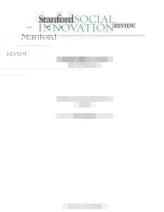 Partnering for a Cure By Scott Johnson Stanford Social Innovation Review Fall 2011 Copyright  2011 by Leland Stanford Jr. University