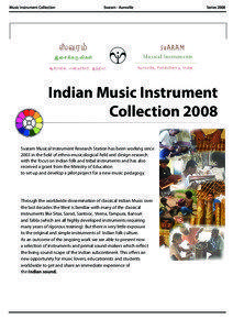 Music Instrument Collection  Svaram - Auroville