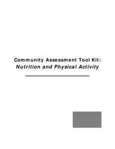 CHAMPPS - Community Assessment Tool Kit